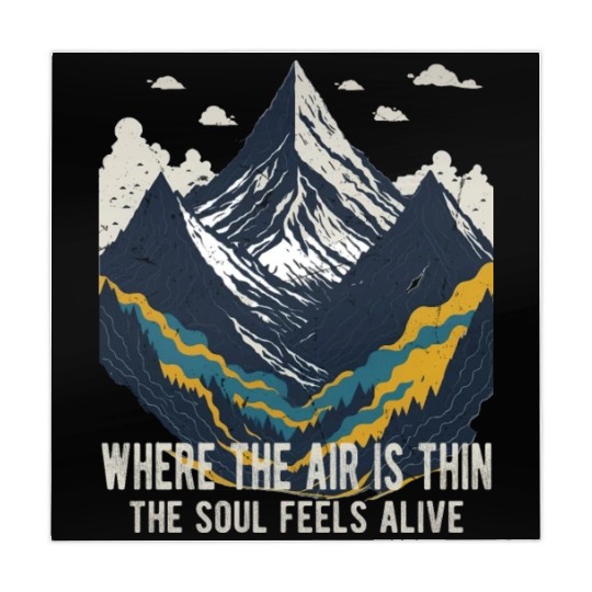 Mountaineering Quote Vintage Mountain Mahjong Mats