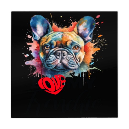 I Love My frenchie Sarcastic and funny gift Mahjong Mats