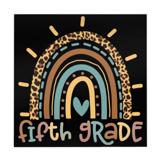 Fifth Grade Rainbow Girls Boys Teacher Team Mahjong Mats