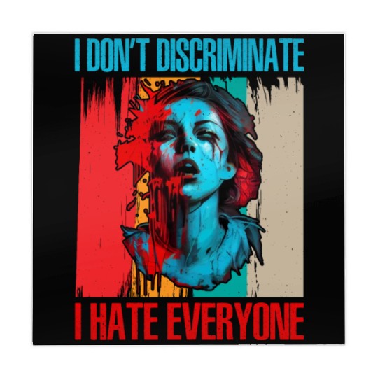 I Don't Discriminate I Hate Everyone 21 Mahjong Mats