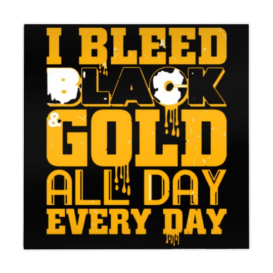I Bleed Black And Gold Mahjong Mats