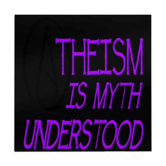 Atheism Is Myth Understood Philosophical Debate Mahjong Mats
