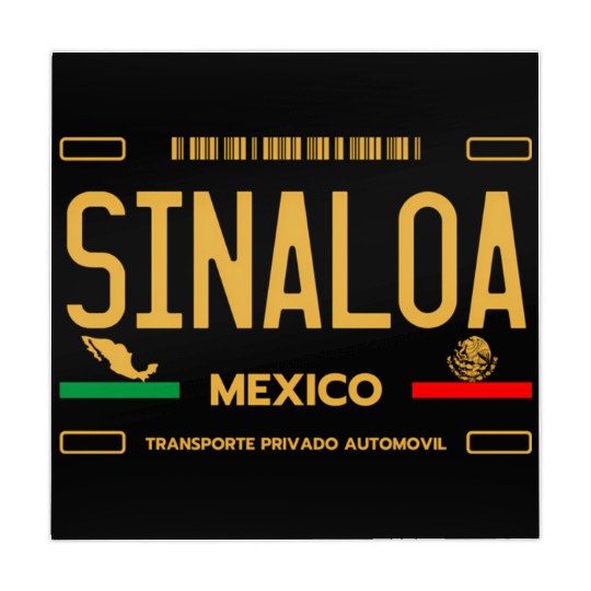 Sinaloa Meco License Plate Aesthetic Sinaloa Mahjong Mats