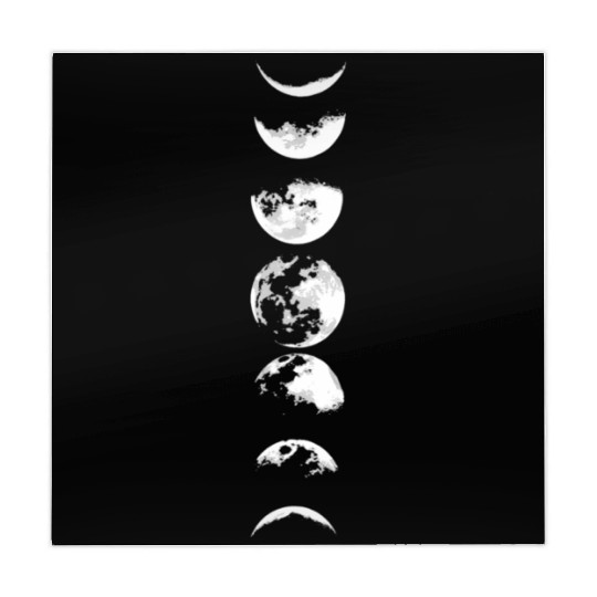 Crescent Moon Phases Tarot Card Witch Mahjong Mats