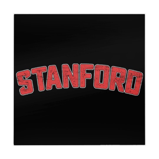 Vintage Retro Stanford Distressed California Ca Mahjong Mats