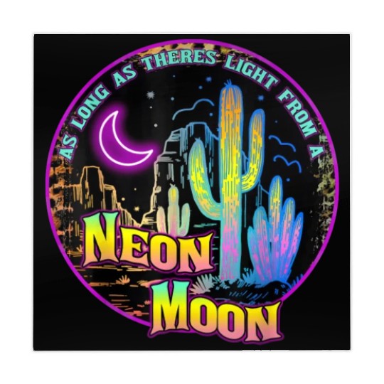 As Long As Theres Light From A Neon Moon Country Mahjong Mats