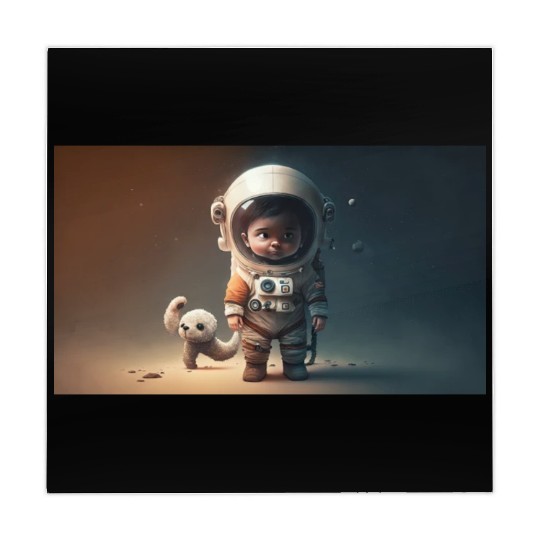 Cosmic Steps: The Baby Astronaut's Journey Mahjong Mats
