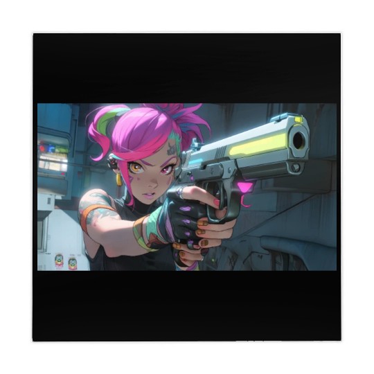 Cyber Sakura: Neon Guardian Mahjong Mats