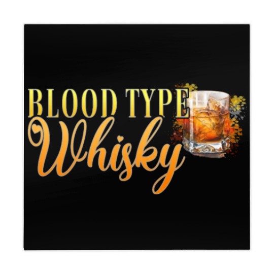 Blood Type Whisky Cocktail for Bartender Mahjong Mats