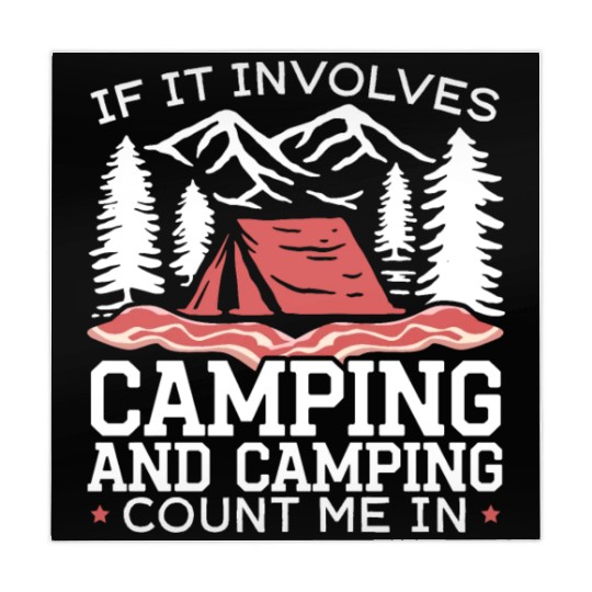 Camping And Bacon Meat Camp Camper I Love Bacon Mahjong Mats