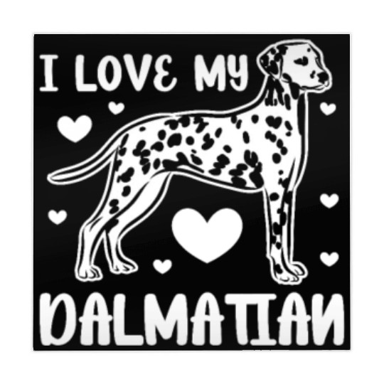 I Love My Dalmatian Mahjong Mats