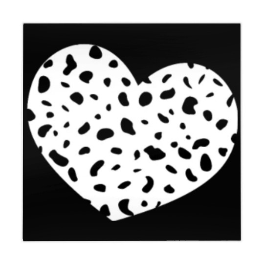 Spotted Heart Dalmatian Mahjong Mats