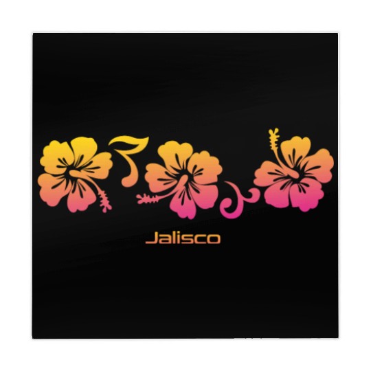 Jalisco Mexico Hibiscus Souvenir Vacation Mahjong Mats