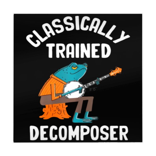 Classically Trained Decomposer Funny Frog Playing Mahjong Mats