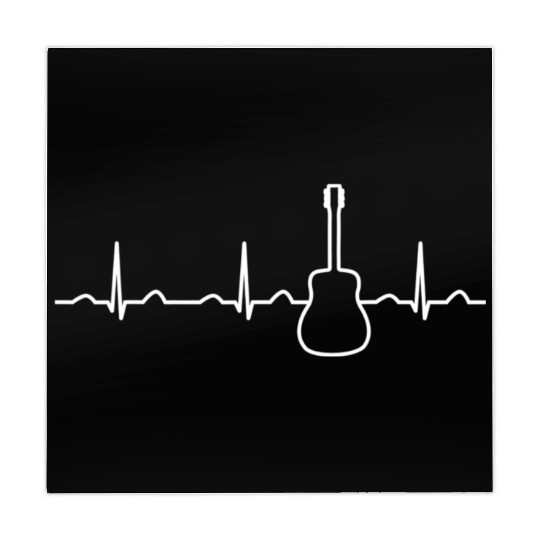 Men Acoustic Guitar Heartbeat Bass Music Player Mahjong Mats