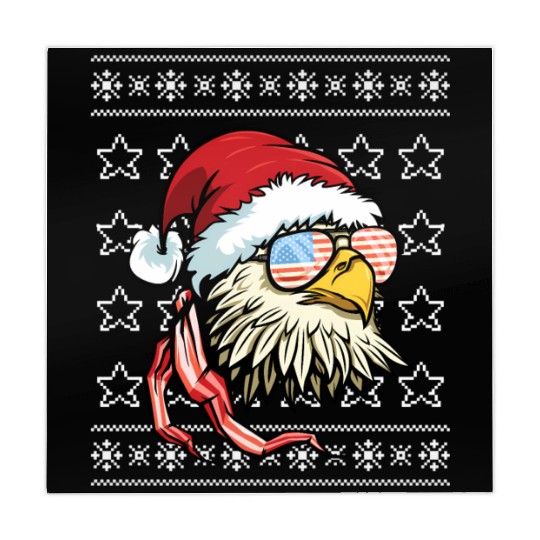 Ugly Usa Flag Bald Eagle Mahjong Mats