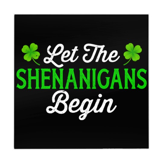 Shamrock Irish Let The Shenanigans Begin St Mahjong Mats
