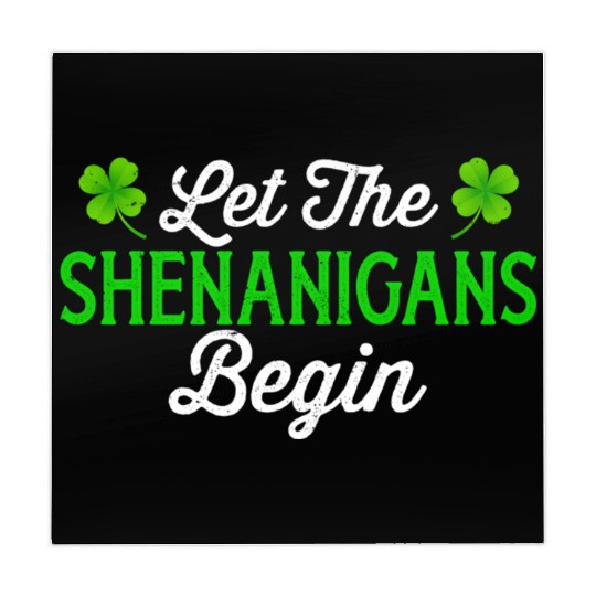 Shamrock Irish Let The Shenanigans Begin St Mahjong Mats