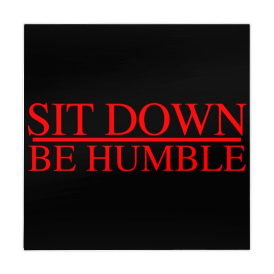Sit Down Be Humble Rap Concert Mahjong Mats