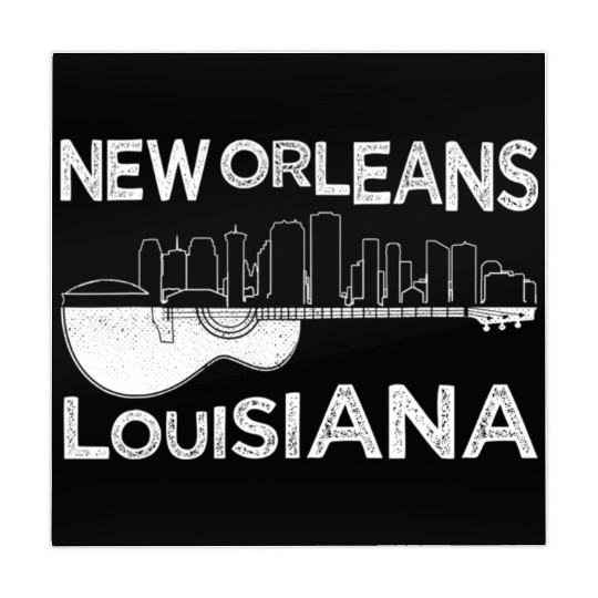 Souvenir New Orleans Guitar Music Louisiana New Mahjong Mats
