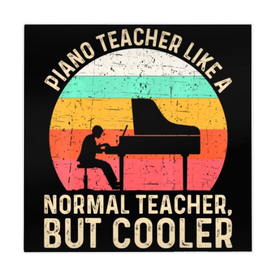 Piano Teacher Like A Normal Teacher But Cooler Mahjong Mats