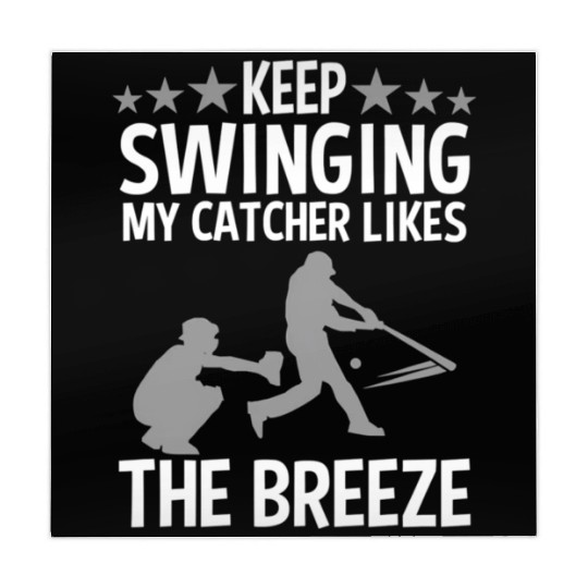 Baseball Pitcher Keep Swinging My Catcher Likes Mahjong Mats