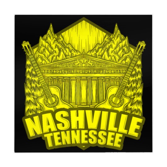 Nashville Tennessee City Of Music Guitar Musician Mahjong Mats