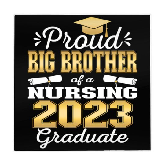 Proud Big Brother Class Of 2023 Nursing Graduate Mahjong Mats