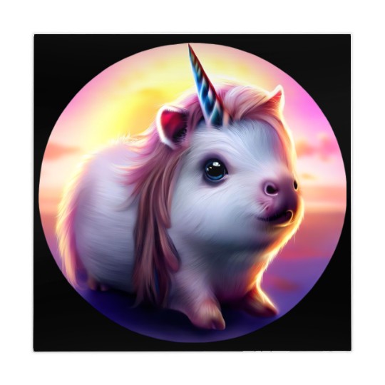Guinea pig unicorn Mahjong Mats