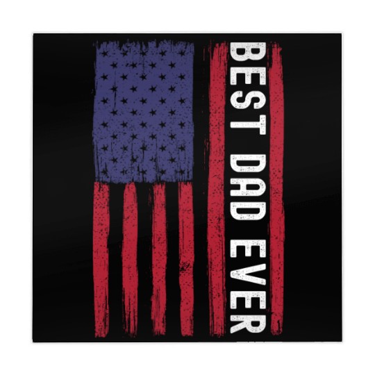 Best Dad Ever, Grudge USA Flag, Funny Dad Mahjong Mats