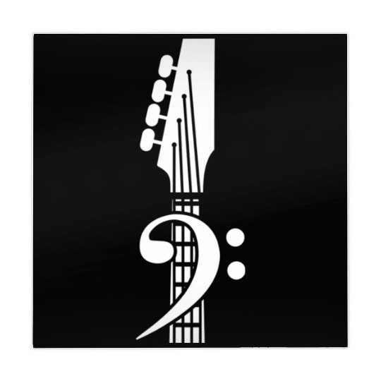 Bass Clef Bass Guitar Mahjong Mats