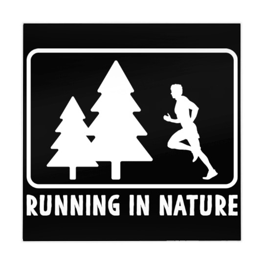 Runners Running In Nature Marathon Training Mahjong Mats