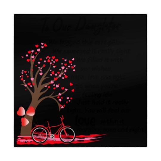 Bommex Daughter Gifts from Mom Dad Throw Pillow Mahjong Mats