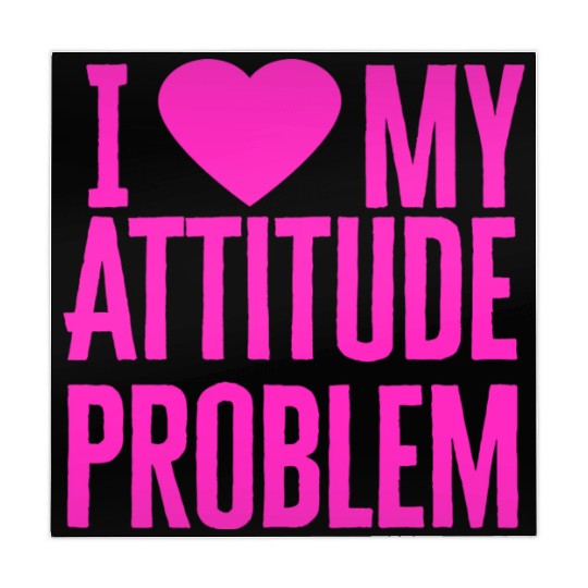 I Love My Attitude Problem music Mahjong Mats