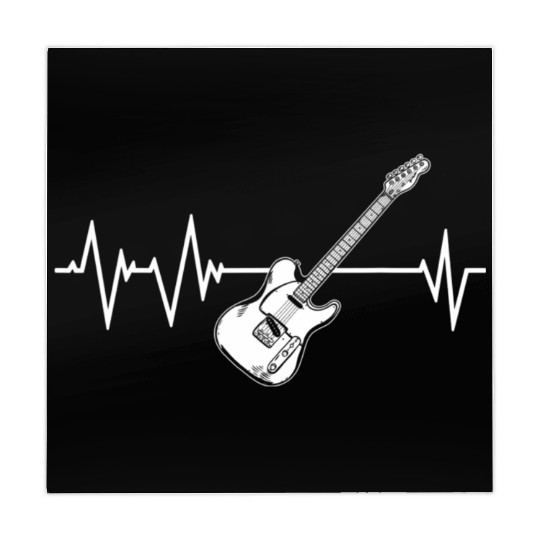 Great Guitar Heartbeat Bass Guitarist Mahjong Mats