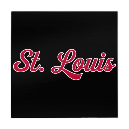 St Louis 1970S Wordmark Script Mahjong Mats