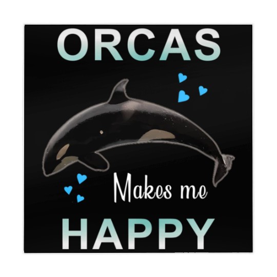 Orcas Make Me Happy Killer Whale Mahjong Mats
