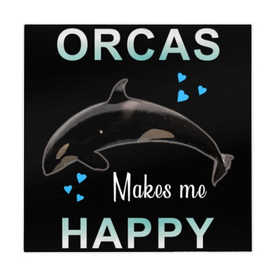 Orcas Make Me Happy Killer Whale Mahjong Mats