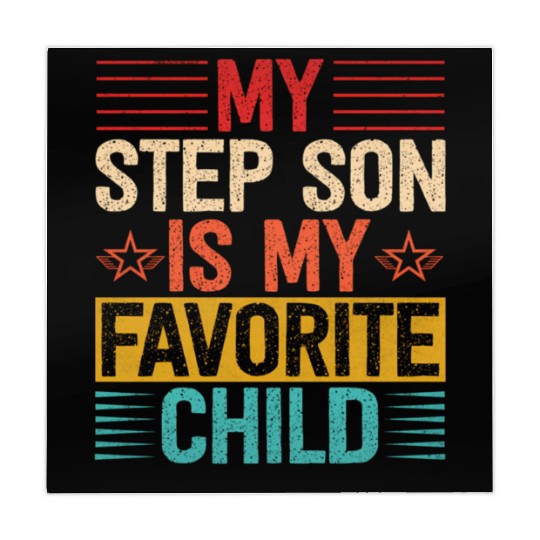 My Step Son Is My Favorite Child Step Dad Fathers Mahjong Mats