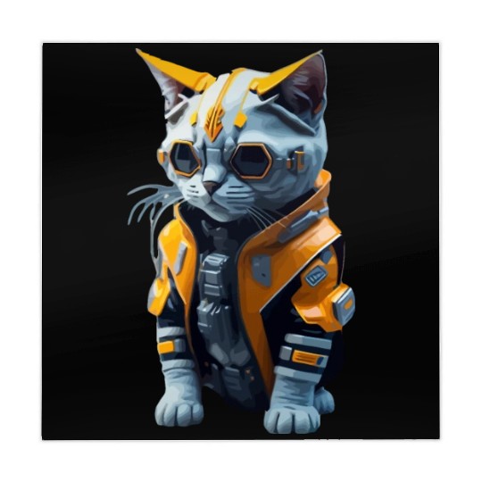 Cyberpunk Cat Mahjong Mats