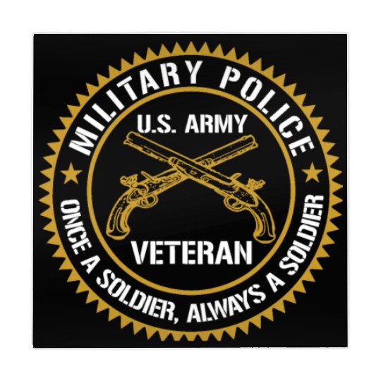 Military Police US Army Veteran Once A Soldier Alw Mahjong Mats