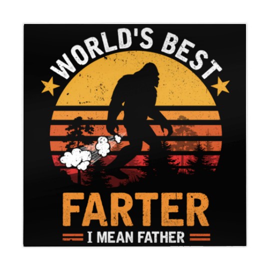 Retro World'S Best Fer I Mean Father Bigfoot Mahjong Mats