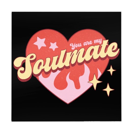 Soulmate heart valentine sublimation trending Mahjong Mats