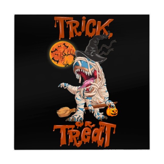 Trick Or Treat Halloween Dinosaur T rex Mummy Mahjong Mats