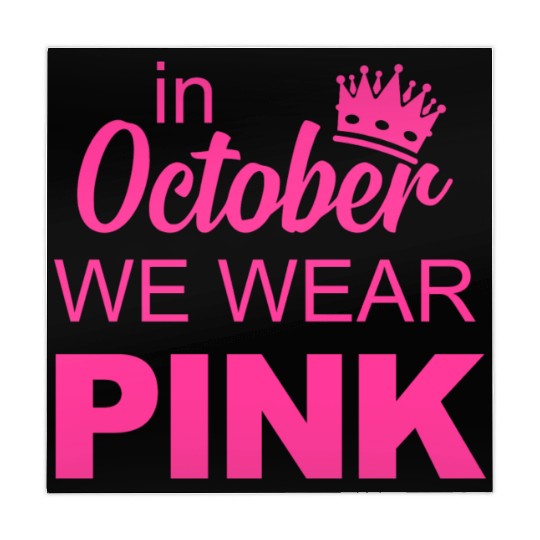 In October We Wear Pink Breast Cancer Awareness Mahjong Mats