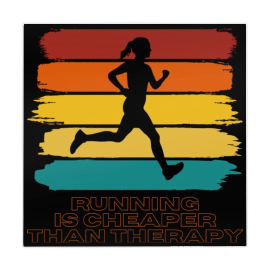 Running Is Cheaper Than Therapy Mahjong Mats