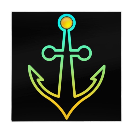 Preppy Nautical Anchor For Sailors Boaters Mahjong Mats