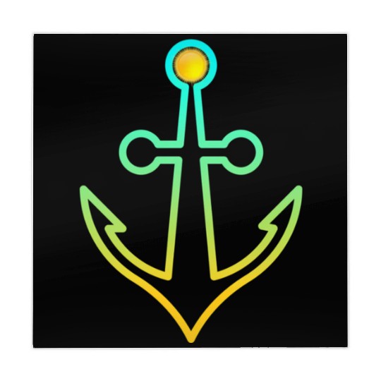 Preppy Nautical Anchor For Sailors Boaters Mahjong Mats