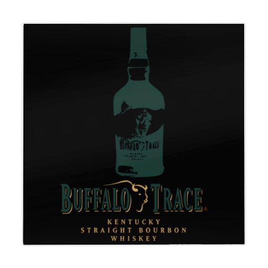Buffalo Bourbon Whiey Bottle Gold And Green Logo Mahjong Mats