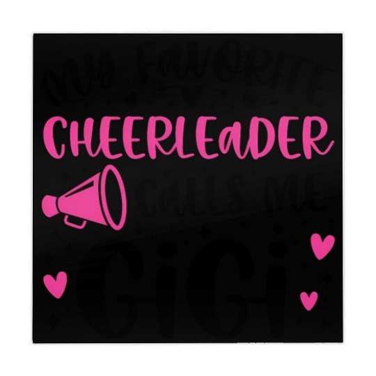 Proud Cheer Gigi Grandma Of A Cheerleader Gigi Mahjong Mats